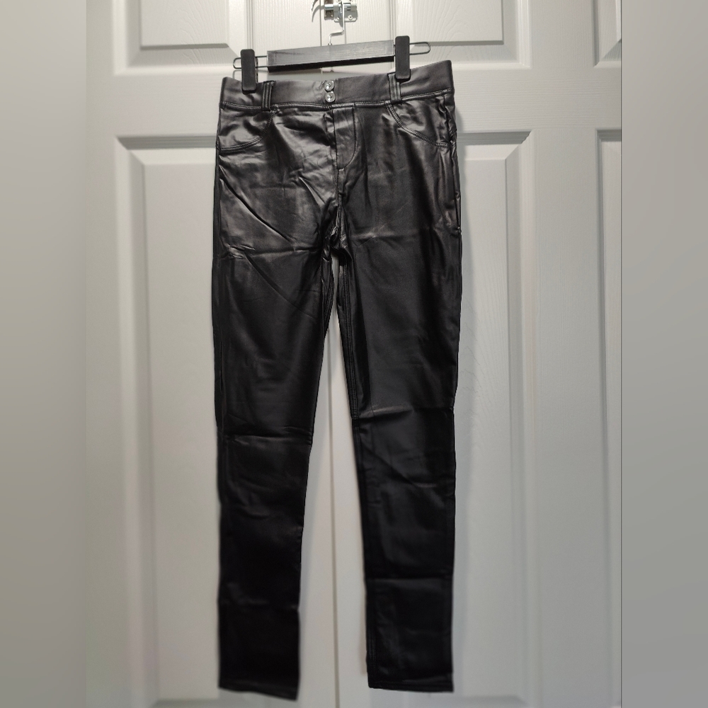 New Black PU leggings size 3XL (Chinese size)